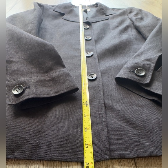 Talbots Petites Irish Linen Blazer Size 6 Petite - Picture 4 of 5